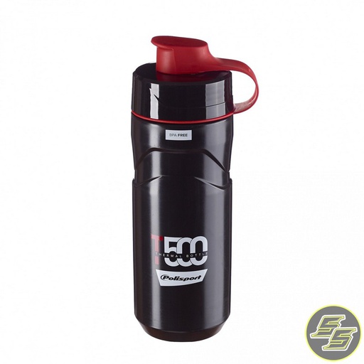 [POL-8645500003] Polisport Thermal Water Bottle T500 Black/Red