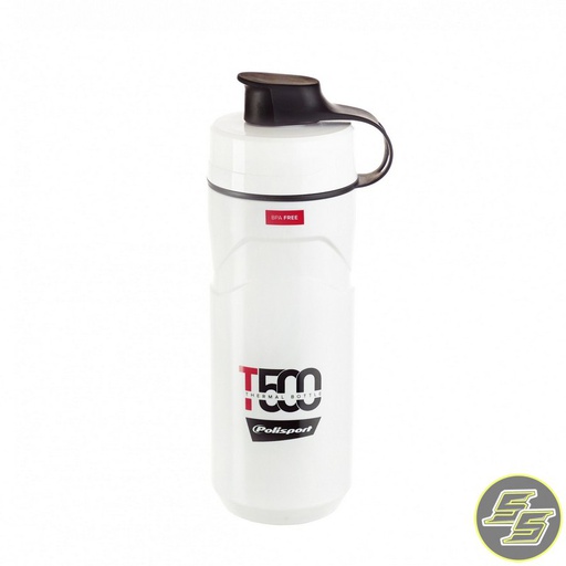 [POL-8645500004] Polisport Thermal Water Bottle T500 White/Red