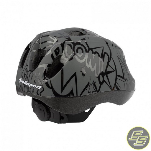 [POL-8740300042] Polisport XS Kids Cycle Helmet Grey