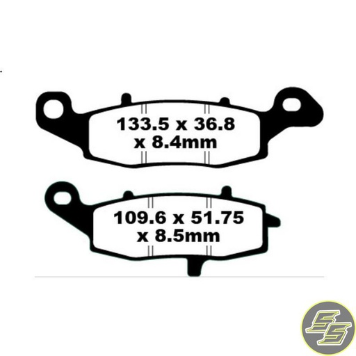 [PRE-P193] Premier Brake Pad Organic Standard FA229