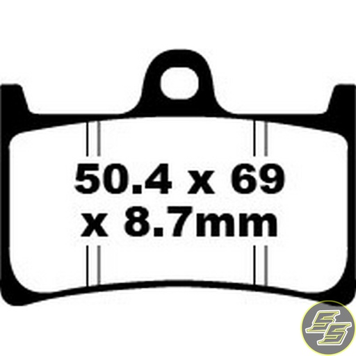 [PRE-P239] Premier Brake Pad Organic Standard FA252