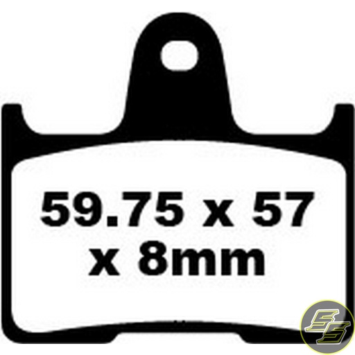 [PRE-P231] Premier Brake Pad Organic Standard FA254