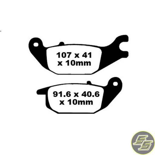 [PRE-P303] Premier Brake Pad Organic Standard FA343