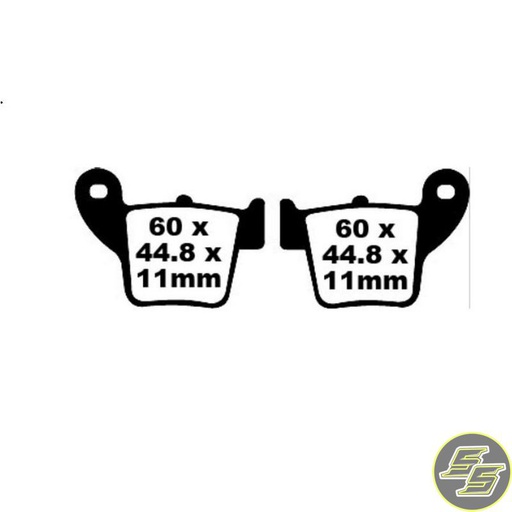 [PRE-P306] Premier Brake Pad Organic Standard FA346