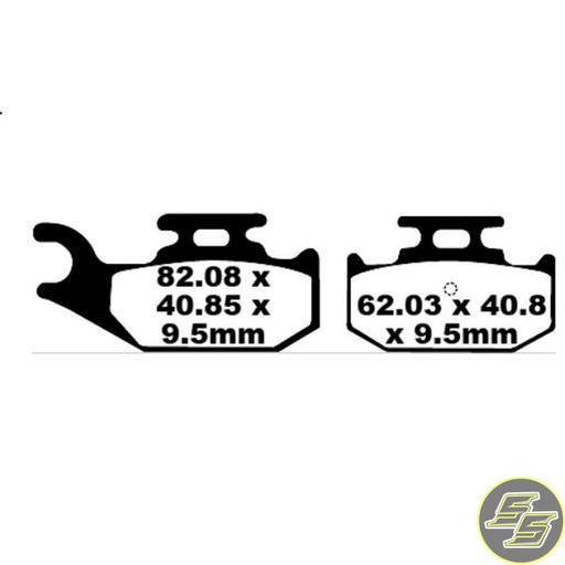 [PRE-P372] Premier Brake Pad Organic Standard FA428