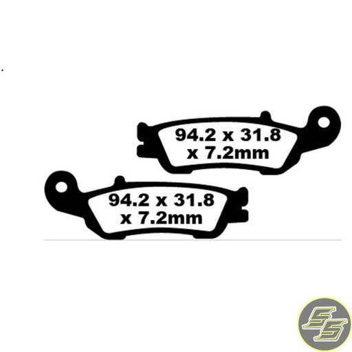 [PRE-P392] Premier Brake Pad Organic Standard FA450