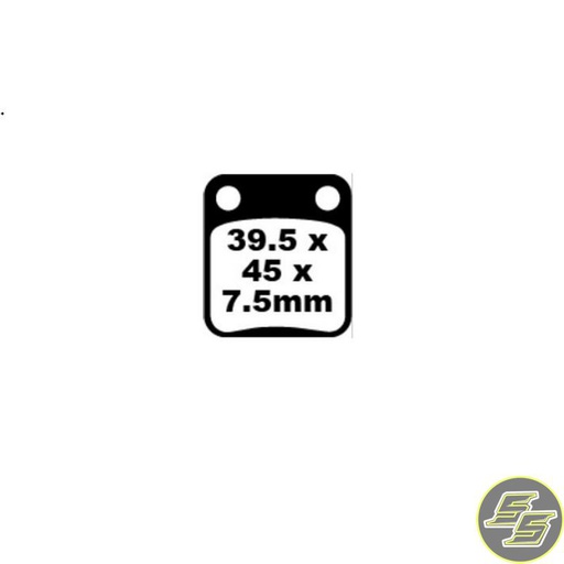 [PRE-P011] Premier Brake Pad Organic Standard FA54