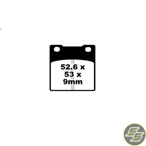 [PRE-P012] Premier Brake Pad Organic Standard FA63