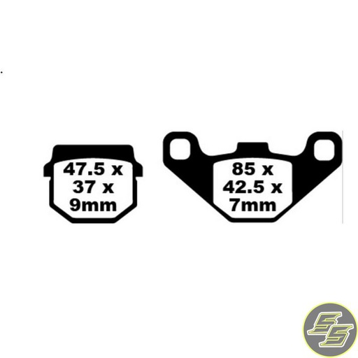 [PRE-P022] Premier Brake Pad Organic Standard FA83