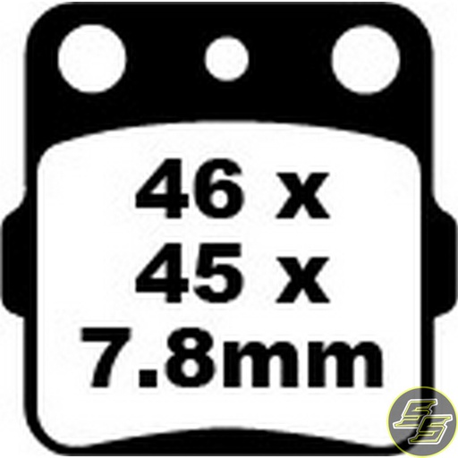 [PRE-P024] Premier Brake Pad Organic Standard FA84