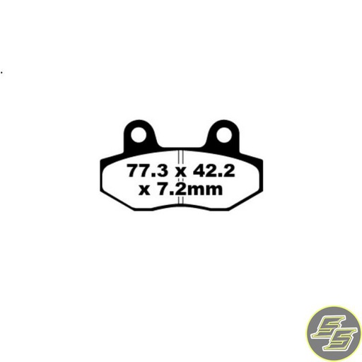 [PRE-P027] Premier Brake Pad Organic Standard FA86