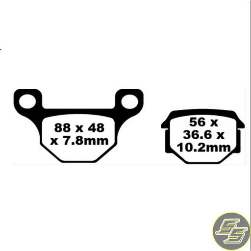 [PRE-P130] Premier Brake Pad Organic Standard FA93
