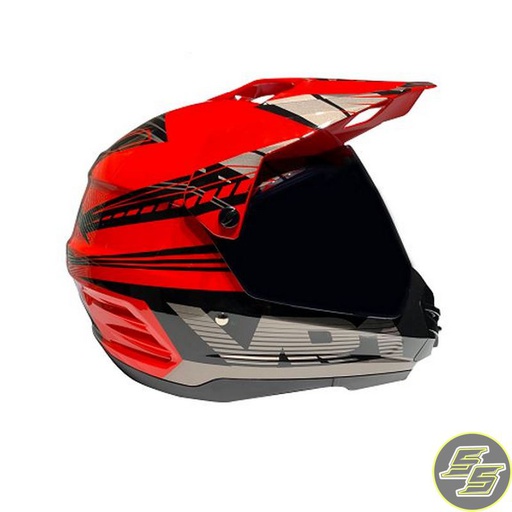 [VR1-MX1V-BURD] VR1 ADV Helmet MX1V  Blue/Red