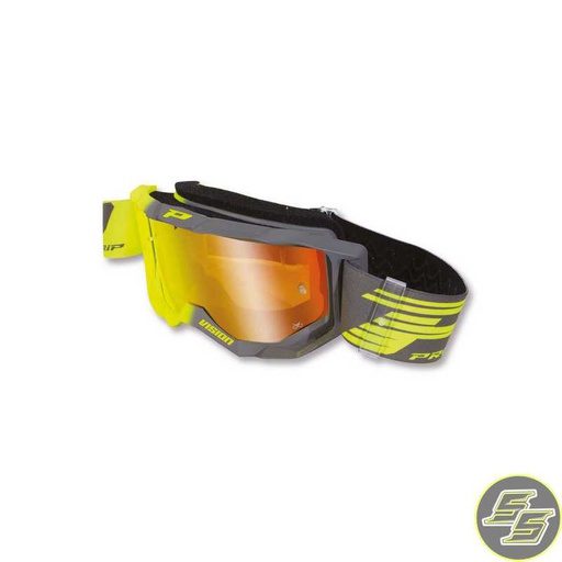 [PRO-3300-347FL-3348] Progrip Goggle Vision FL Yellow/Grey w Mirror Lens