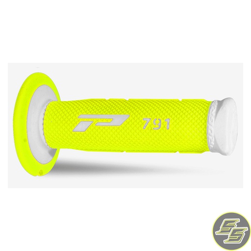 [PRO-791-244] Progrip MX Grip 791 White/Flo Yellow