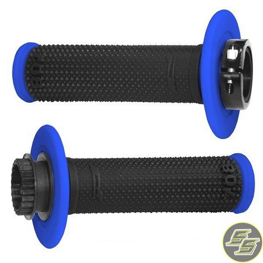 [PRO-708-BUBK] Progrip MX Grip Lock On 708 Blue/Black