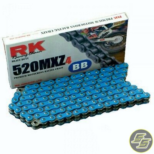 [RK-520BBMXZ4-132] RK Chain 520 132L STD Clip MXZ4 Blue