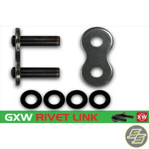 [RK-520GXW-RL] RK Chain Masterlink 520 XW-RING Rivet Natural
