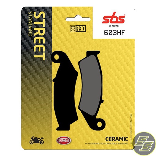 [SBS-603HF] SBS Brake Pads Street STD Ceramic FA125/603HF