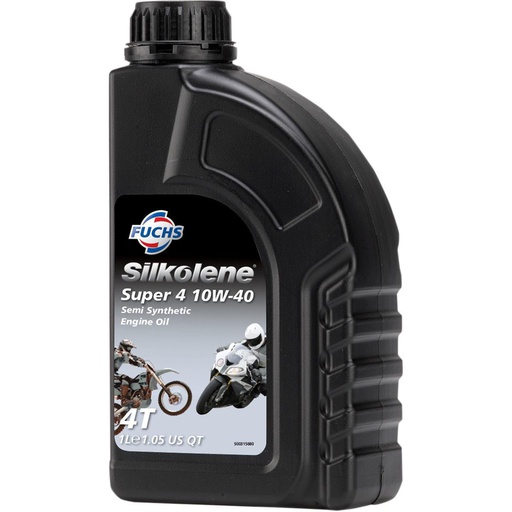 [SLK-S4-10W40-1] Silkolene Super 4 Engine Oil 10W40 1L