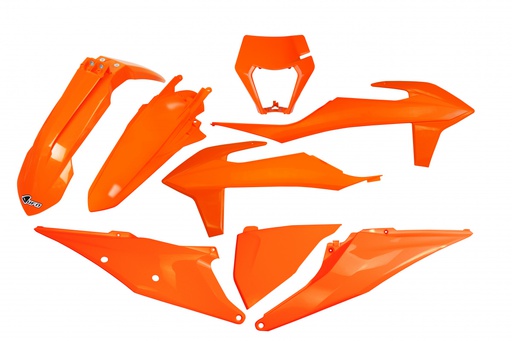 [UFO-KTKIT527-127] UFO Plastics Kit KTM EXC|EXCF '20-21 Orange