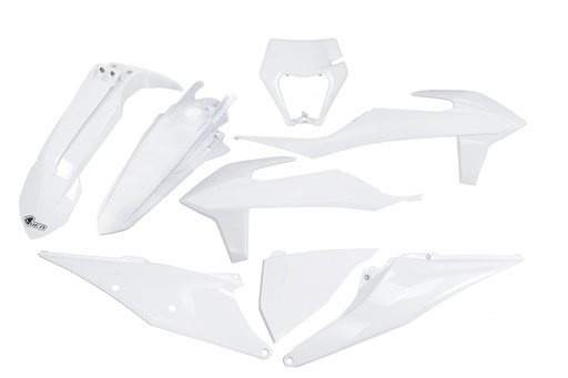 [UFO-KTKIT527-042] UFO Plastics Kit KTM EXC|EXCF '20-21 White
