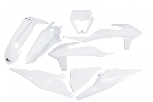 [UFO-KTKIT527-999W] UFO Plastics Kit KTM EXC|EXCF 6 Days ED '20-21 White