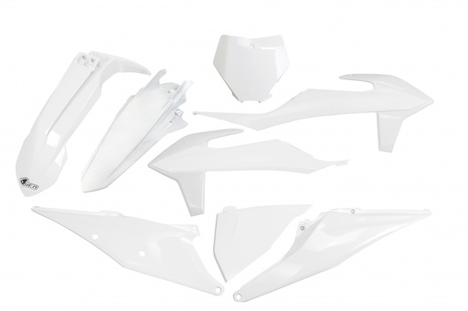 [UFO-KTKIT522-047] UFO Plastics Kit KTM SX|SXF '19-22 White 047