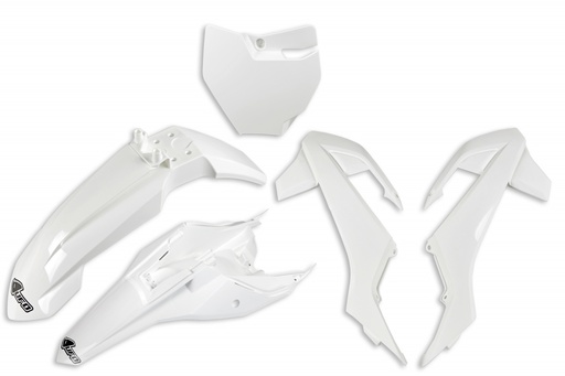 [UFO-KTKIT526-047] UFO Plastics Kit KTM SX65 '16-22 White 047