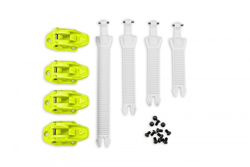 [UFO-BR040-WD] UFO Strap Buckle Kit Avior White/Neon Yellow