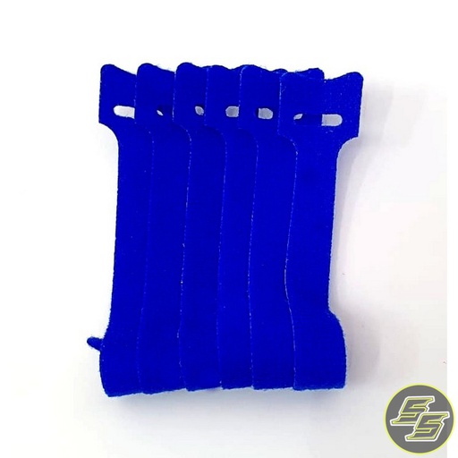 [NB-VTIES-BU] Velcro Cable Ties 125mm Blue 6pc