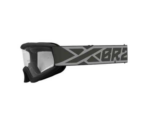[EKS-067-30320] EKS Brand X-Grom Clear Youth Goggle Black/Silver