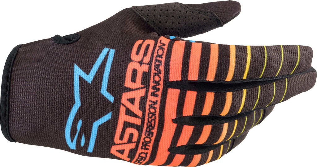 Alpinestars Radar MX Gloves Dark Black/Flo Yellow/Coral