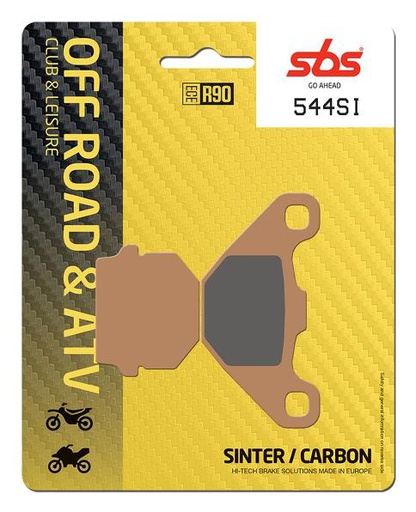 [SBS-544SI] SBS Brake Pads Off Road & ATV Sinter/Carbon FA83/544SI