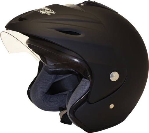 [VR1-TA365FB] VR1 Open Face Helmet TA365 Flat Black