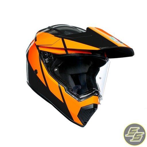 [AGV-217631A2LY-010] AGV ADV Helmet AX9 Trail Gunmetal/Orange