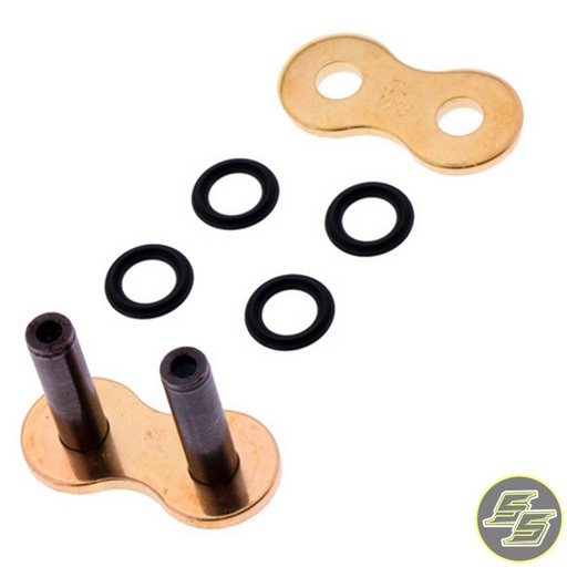[DID-530VX3ZBGB] DID Chain Masterlink 530 VX3 X-Ring Rivet Type ZB Gold/Black