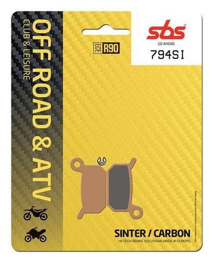 [SBS-794SI] SBS Brake Pads Off Road & ATV Sinter/Carbon FA325R/794SI