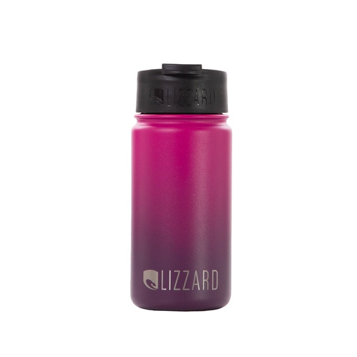 [LIZ-AM5131HPEP] Lizzard Flask 415ml Classic Hot Pink/Eggplant