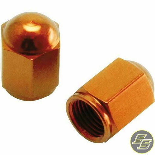 [DRC-58-03-107] DRC Air Valve Cap Orange 2pc