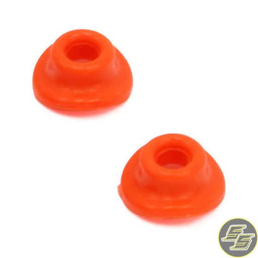 [DRC-58-06-007] DRC Air Valve Mud Guard Orange 2pc