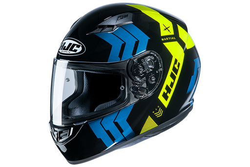 [HJC-CS15-MRL-MC4H] HJC Full Face Helmet CS-15 Martial MC4H Yellow/Blue