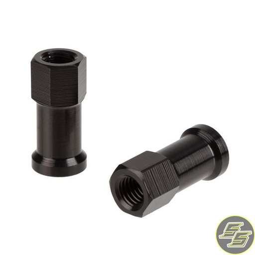 [DRC-58-02-104] DRC Rim Lock Nuts Black 2pc