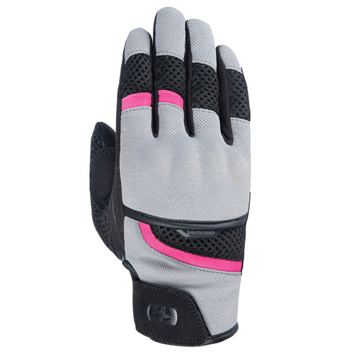 Oxford Brisbane Womens Gloves Grey/Pink/Black