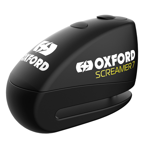 [OXF-LK289] Oxford Screamer7 Alarm Disc Lock Black/Black