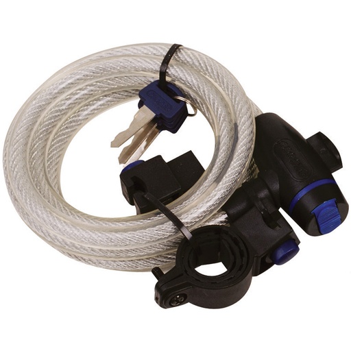 [OXF-OF247] Oxford Cable Lock Clear