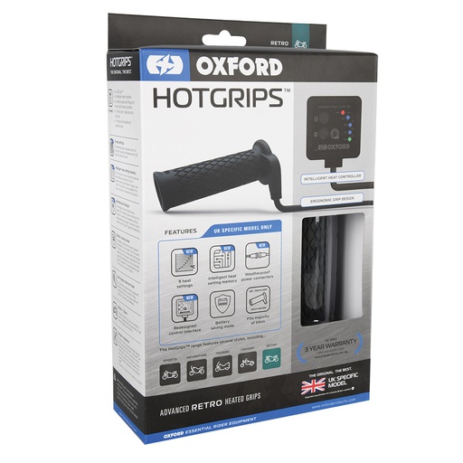[OXF-EL693] Oxford Hotgrips Premium Retro