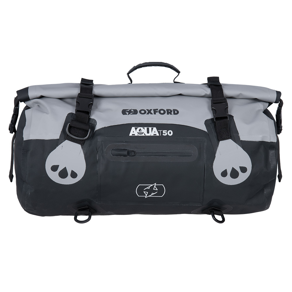 Oxford Aqua T-50 Roll Bag Grey/Black