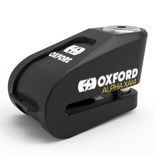 [OXF-LK218] Oxford Alpha XA14 Alarm Disc Lock Black/Black
