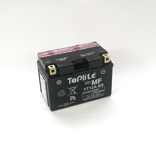[TPL-YT12A-BS] Toplite Battery YT12A-BS Dry with Acid